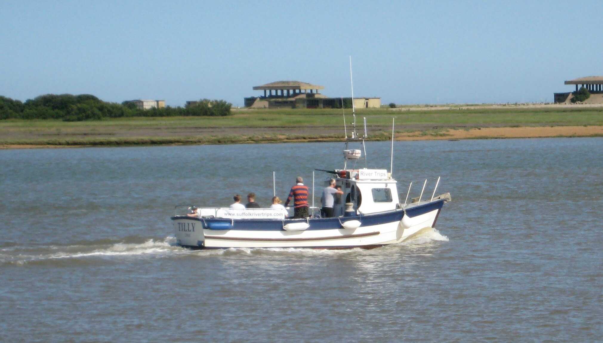 The Tilly on the water in the River Alde
