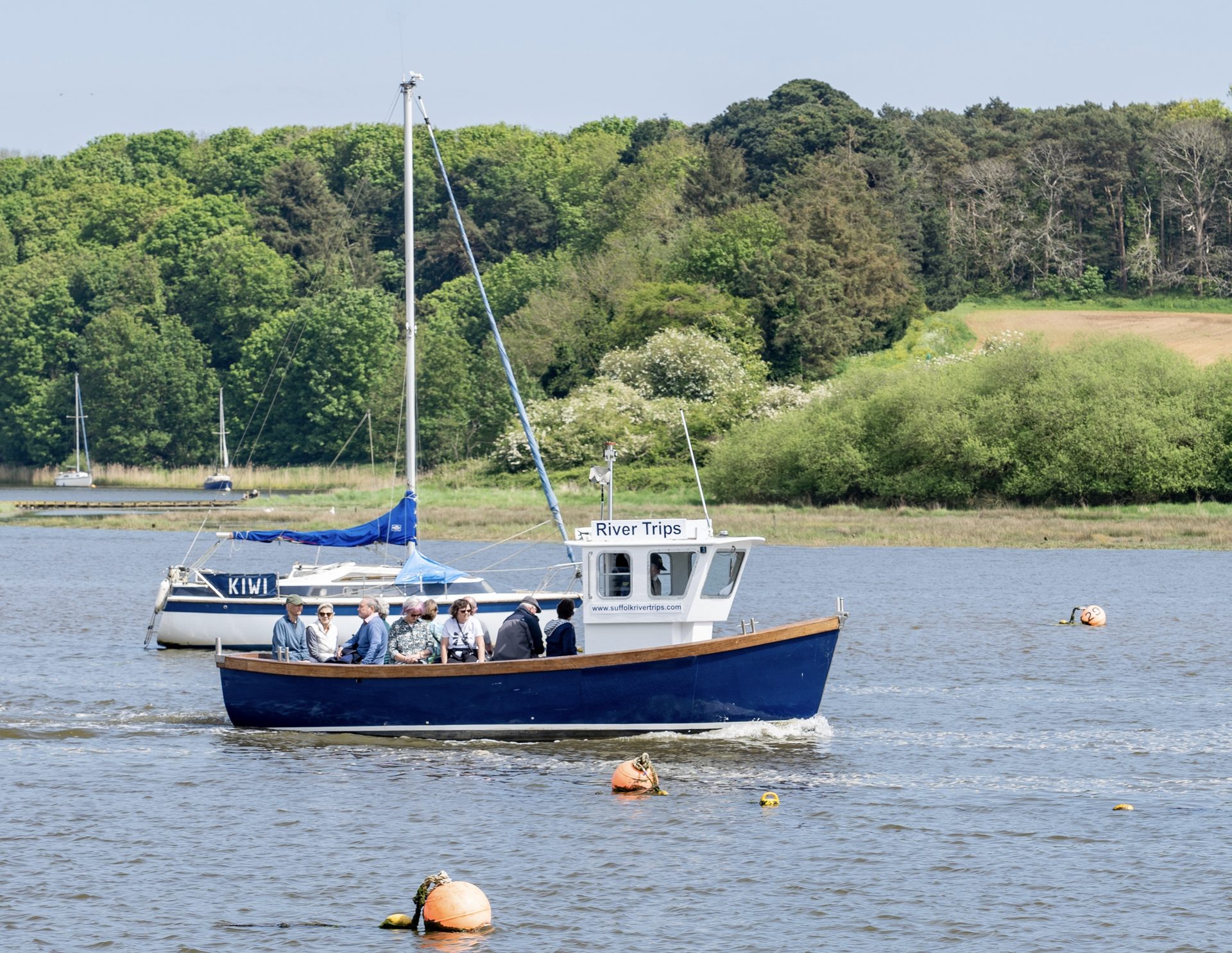The Gina on the water